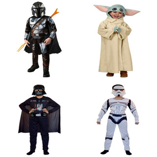 Trẻ Em Chiến Tranh Giữa Các Vì Sao Nhân Bản Lính Samurai Đen Trang Phục The Mandalorian Bé Yoda Người Lớn Phù Hợp Với Hóa Trang Đảng Hiệu Suất Trang Phục Cha Mẹ-Con Có Đạo Cụ
