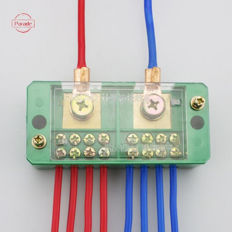 Hộp đầu cuối dây diễu hành Một pha 2-IN 6 / 8-OUT FJ6 / JHD Khối đầu cuối kết nối dây gia đình VN