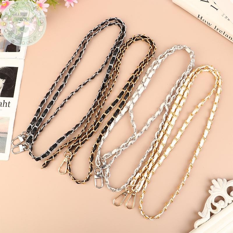 Pusky Dây xích thay thế 120cm cho túi xách nữ, đeo vai, đeo chéo, da DIY, phụ kiện túi