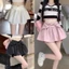 Quần váy nữ form ngắn có quần trong phối nơ lưng thun dễ thương chất vải KT Free Size