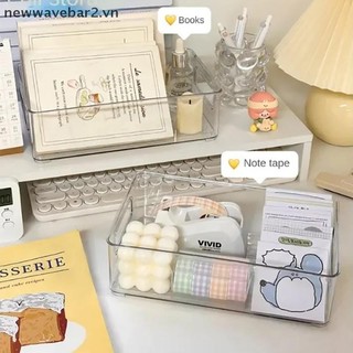 [Mới] Hộp Bảo Quản Acrylic Mỹ Phẩm Để Bàn Hộp Nhựa Trong Suốt Ký Túc Xá Hộ Gia Đình Mặt nạ Da Hộp Bảo Quản Tủ Lạnh.
