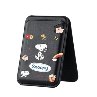 Ví họa tiết Snoopy cho iPhone 16 15 14 13 12 pro Max 16Plus Giá đỡ điện thoại thẻ cho vỏ bỏ túi
