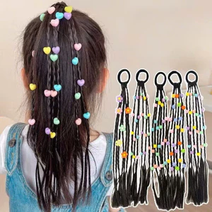 Tóc Giả TẾT CHARM ĐÍNH HẠT Nhiều Màu Dễ Thương Cho Bé QiQiShop