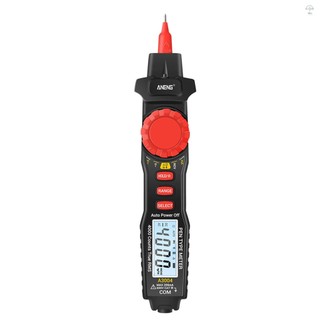 Aneng A3004 Đồng hồ vạn năng bút kỹ thuật số Phạm vi tự động NCV AC / DC Vôn kế Ampe kế Ohmmeter Đồng hồ đo điện trở với điện dung Kiểm tra Diode Báo động liên tục Màn hình LCD có đèn nền có giữ dữ liệu F
