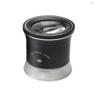 Cân LED 30X Kính lúp chiếu sáng Loupe với 6 Trắng 3 Đèn UV Kính lúp có thể sạc lại Cân biểu bì có thể hoán đổi cho nhau cho trang sức PCB Tem tiền xu Tranh dệt cổ,