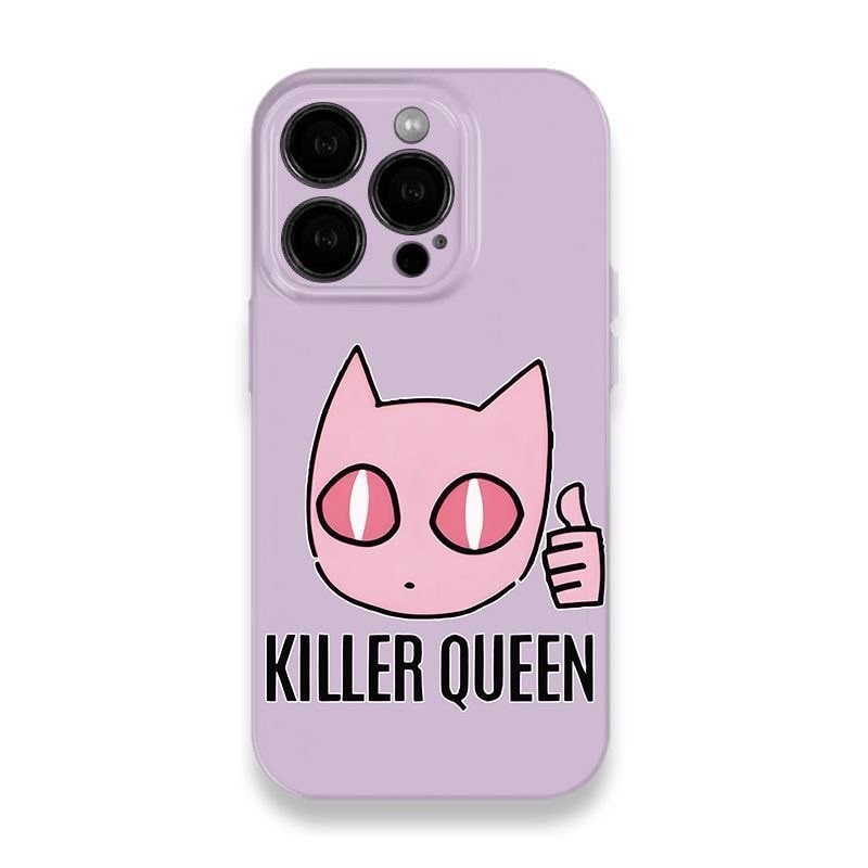 Ốp điện thoại di động JOJO Nữ Hoàng sát thủ dùng cho IPhone 16 ProMax 11 13 14 15 12 PRO 7 8 plus 14 15 16 PLUS XR XR XR XSMAX SE BOKI QYJS Ốp Cứng chống rơi Ốp bảo vệ DOND