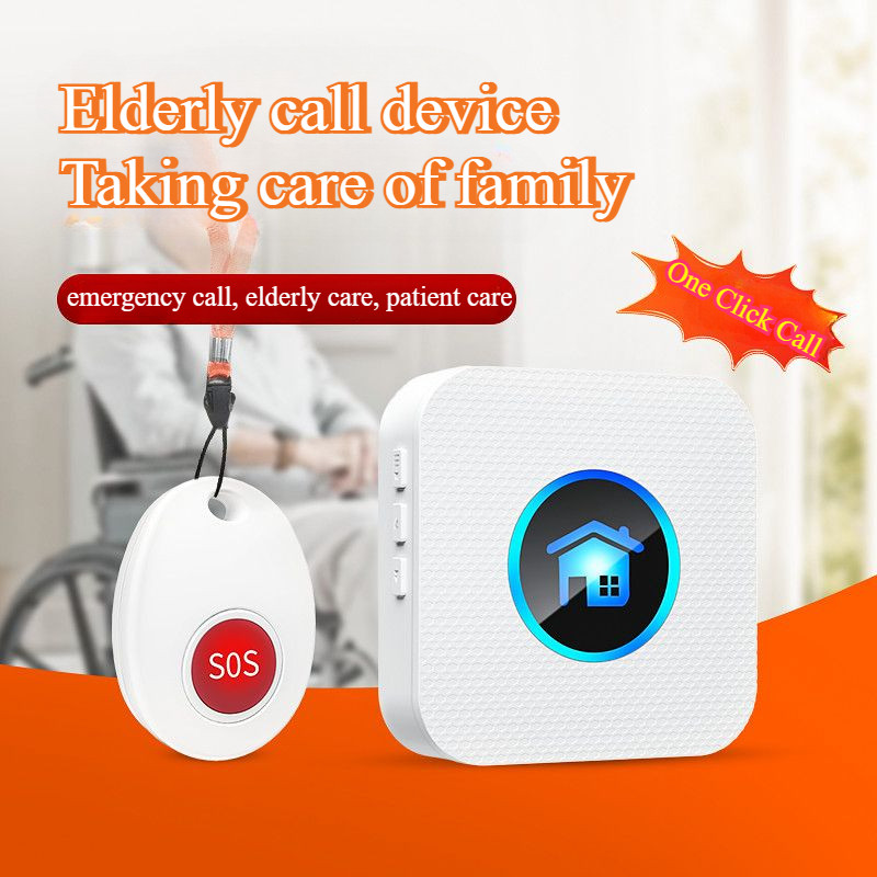 Thiết bị gọi người cao tuổi Không dây Nhà Ông già Trung tâm cuộc gọi Chuông đầu giường Thiết bị gọi từ xa
