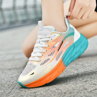 Giày thể thao nam nữ có sẵn, giày chạy marathon, giày điền kinh, giày chạy buổi sáng, giày chạy nước rút, giày chạy mùa xuân hè, giày đôi cỡ lớn, giày thể thao, giày lưới thấp, giày chạy đêm