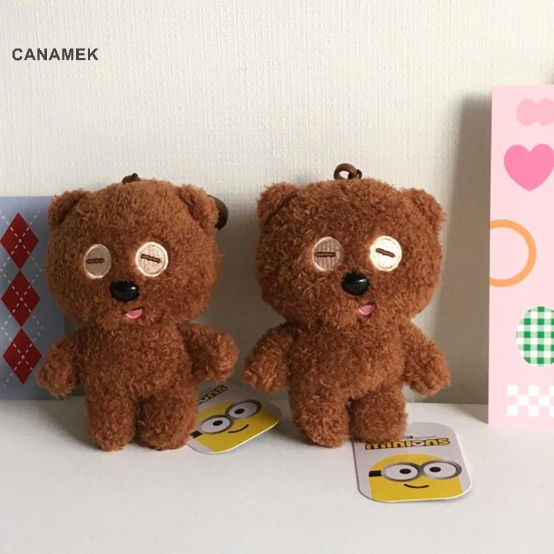Canaanek 1 Hoạt Hình Gấu Nhỏ Có Mũ Trùm Đầu Búp Bê Móc Khóa Mặt Dây Chuyền Sang Trọng Búp Bê Móc Khóa Ba Lô Mặt Dây Chuyền Phụ Kiện Quà Tặng Cho Trẻ Em CSF