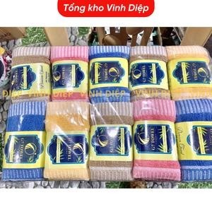 KHĂN MẶT THỦ ĐÔ -KHĂN PHÚ ĐẠT HÀNG COTTON CAO CẤP KO XÙ KO PHAI MÀU 30x48