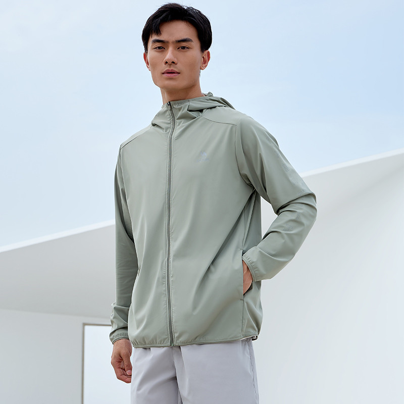 Ảnh CAMEL CROWN Thể Thao Ice Silk Chống Nắng Quần Áo Nam Áo Cardigan Chống Tia Cực tím Quần Áo Nhanh Khô 2