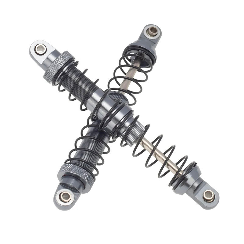 2 Chiếc Kim Loại Giảm Chấn Dầu Thích Hợp Cho 1 / 10 Xe Bánh Xích Điều Khiển Từ Xa Trục SCX10 90046 AXI03007 TRX4 TRX6 Nâng Cấp Phần