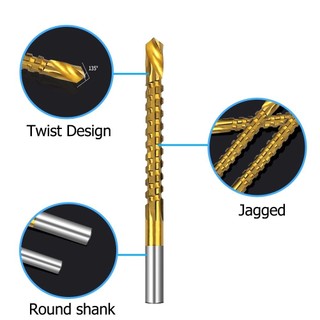 [Fuxin] Bộ mũi khoan coban 3 mũi khoan trục vít hệ mét tổng hợp HSS 3-8mm
