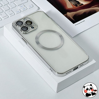 Ốp Điện Thoại Mạ Từ Tính Sang Trọng Cho Vivo Y28 4G Y200i Y200 Y17S Y100 Y200E Y100i Y22 Y22S Y35M Y27 Y35 Y03 Y02 Y02s Y83 Y78T Y100T Y73 Vỏ Sạc Không Dây Vỏ Mềm Trong Suốt