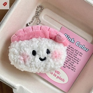 ALIK Sweet Sushi Sang Trọng Búp Bê Nhồi Bông Mềm Búp Bê Móc Khóa Xe Chìa Khóa Ba Lô Mặt Dây Chuyền Túi Đi Học Trang Trí Cặp Đôi Quà Tặng VN