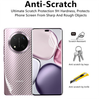 Honor X9C X9D X60 Pro X60Pro 5G 2024 Hydrogel Film 3in1 Bảo vệ màn hình Vỏ ống kính máy ảnh mềm Phim trong suốt trên HonorX9C HonorX60Pro HonorX9D Phim bảo vệ điện thoại