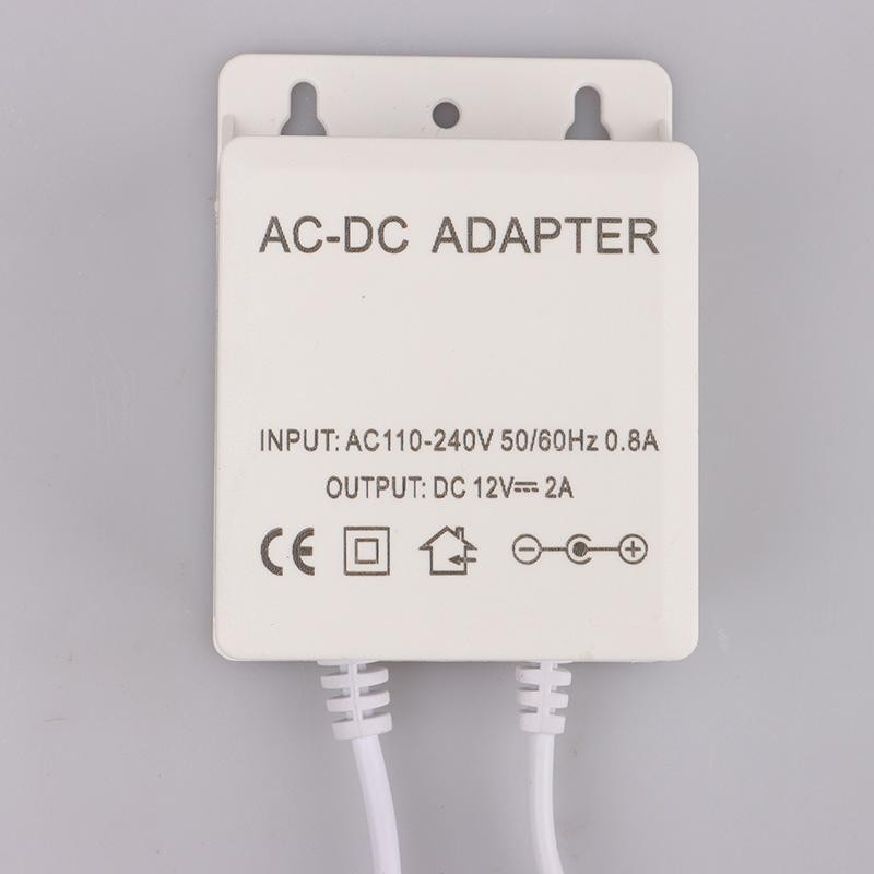 Tmoy 12V 2A 2000ma camera quan sát Bộ chuyển đổi nguồn điện Bộ sạc phích cắm chống nước ngoài trời TCS