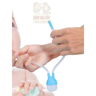 Dụng cụ hút mũi cho bé sơ sinh bằng miệng. Đầu và ống làm bằng silicon mềm. An toàn cho trẻ nhỏ