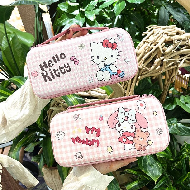 Dễ thương Cinnamoroll Nintendo Switch Oled Túi xách Switch Lite Vỏ bảo vệ chống sốc Túi lưu trữ hoạt hình Bảng điều khiển trò chơi