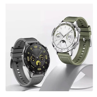 Dây đeo dệt bằng silicon + Nylon 22mm cho Huawei Watch GT 6 5 GT5 Pro 46mm / GT4 46mm / GT3 SE / GT2-2e-Pro-46mm / Buds