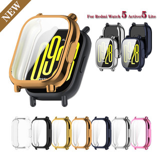 Tpu Mạ Mềm Full Cover Bảo Vệ Màn Hình Mạ Điện Bảo Vệ Cho Redmi Watch 5 Active / 5 Lite