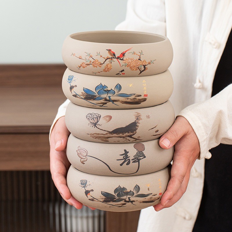 Ang rửa chén, Chậu rửa, Bát rửa dụng cụ trà đạo