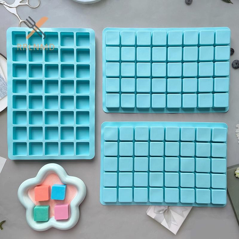 Rrlnmd 40 Sâu Răng Vuông Khuôn Silicon Cho DIY Caramel Kẹo Sô Cô La Truffles Thạch Khay Đá Khuôn Bánh Nướng Trang Trí Dụng Cụ MỚI