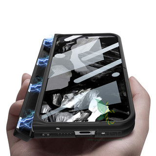 Bản lề từ tính Full Bracket Stand Case Cover Google Pixel 9 / 10 Pro Fold Mặt trước Kính cường lực Phim chân đế Vỏ bọc trọn gói