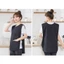 Tạp dề chống vết bẩn ICUCKO, Tạp dề tay kiểu áo Vest Nylon thoáng khí, Phụ kiện quần áo Đồng phục nhà cà phê chống bẩn đa năng cho đầu bếp và máy chủ