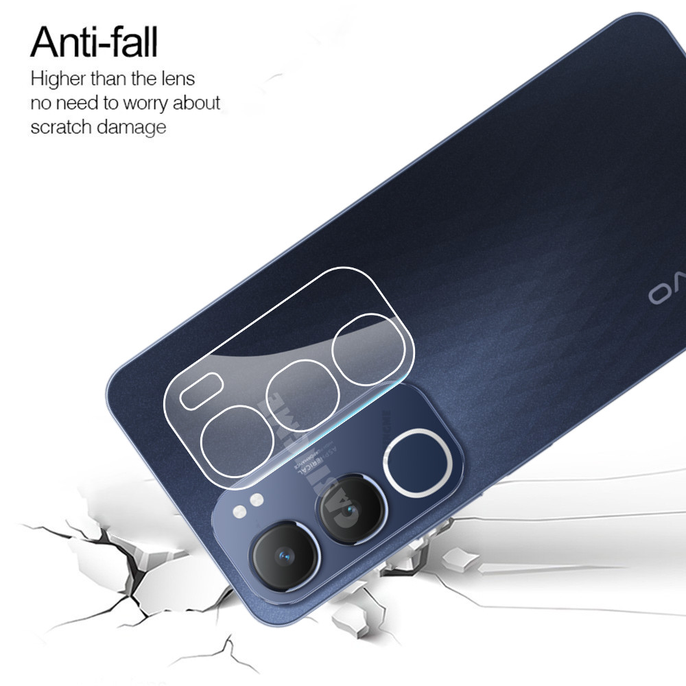 Vivo Y19s 2024 3D Bảo Vệ Ống Kính Máy Ảnh Cho Vivo Y11d VivoY19s Y 19s Y19 S 4G 5G 2024 Trong Suốt Kính Cường Lực Mặt Sau Camera Bảo Vệ