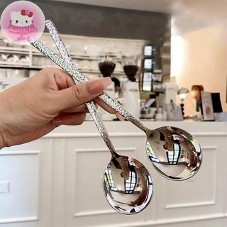 Moonlights 1 Thìa Có Bữa Ăn Chất Liệu Cao Cấp Dụng Cụ Nhà Bếp Thìa Dưa Hấu Họa Tiết Búa Đồ Dùng Nhà Bếp Thanh Đồ Dùng EN