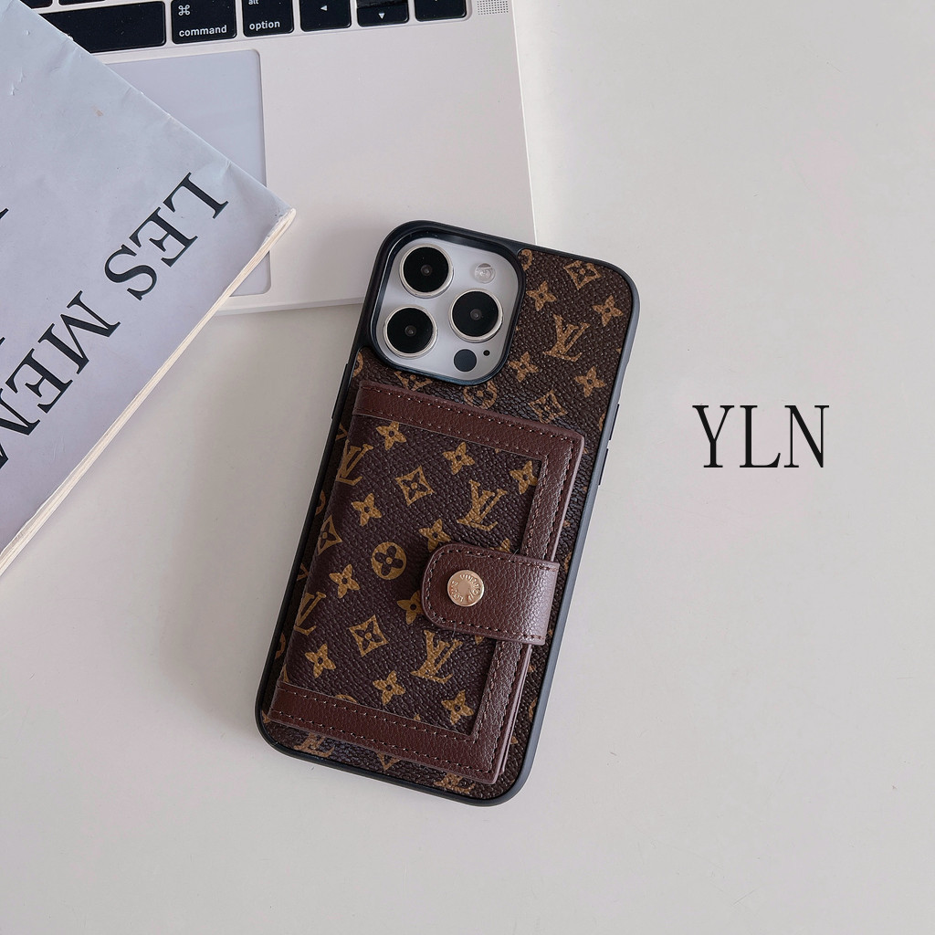 Dành Cho iPhone 16 PRO MAX 15 Pro Max 14 13 12 11 PRO MAX 7 8 14 15 16 PLUS XR X XS MAX Cao Cấp Cổ Điển Phong Cách Retro Da PU Vỏ Điện Thoại Sang Trọng Có Khe Cắm Ví Thẻ Vỏ Chống Sốc