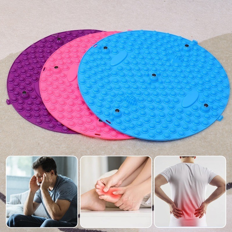 [Nổi bật] Miếng đệm phản xạ chăm sóc bàn chân - Tấm đệm tuần hoàn máu - Bảng áp lực ngón tay Massage chân - Thảm tập Yoga có thể ghép nối - Dụng cụ vật lý trị liệu giảm đau