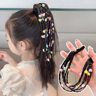 Tóc Giả TẾT CHARM ĐÍNH HẠT Nhiều Màu Dễ Thương Cho Bé HaminStore