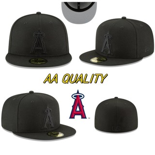 Mlb Los Angeles Angels Blackout Basic 59F.IF.TY Mũ được trang bị E.ra C.ap Mũ bóng chày rộng vành không điều chỉnh
