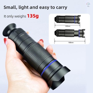 36x Điện Thoại Telephoto Bộ Ống Kính Với Chân Máy Mini Kẹp Điện Thoại Giá Đỡ Điện Thoại Túi Ống Kính Vải Vệ Sinh Cho Đi Bộ Đường Dài Cắm Trại Quan Sát Động Vật Hoang Dã Mặt Trăng Trò Chơi Thể Thao Buổi Hòa Nhạc Xem