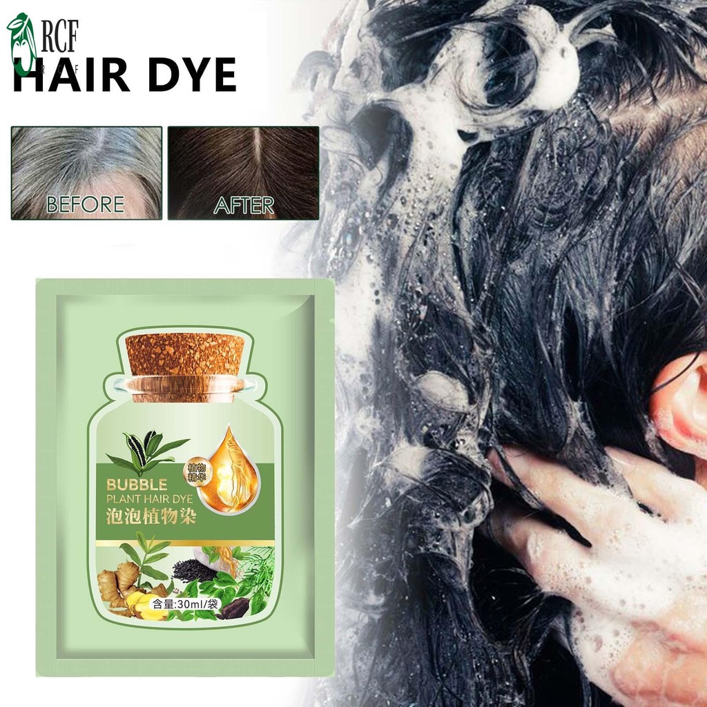 Thuốc nhuộm tóc thực vật tự nhiên Dễ sử dụng Chiết xuất thực vật nguyên chất Dầu gội nhuộm tóc cho thuốc nhuộm tóc nam nữ
