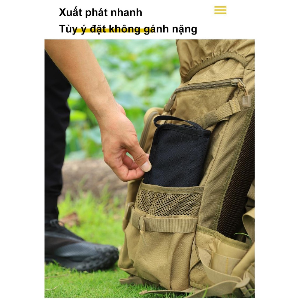 Ghế gấp dã ngoại di động, ghế câu cá, kích thước siêu nhỏ 30*13cm