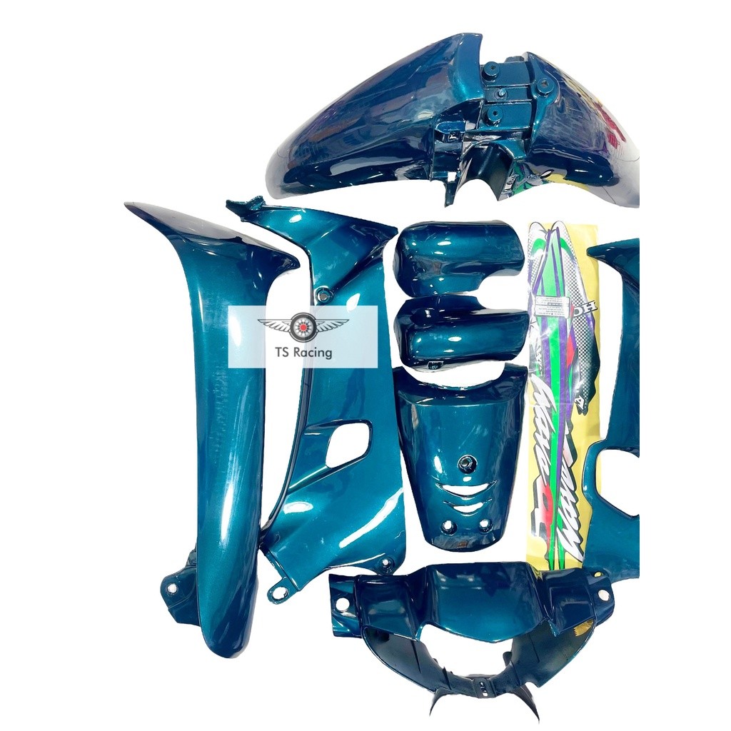 Dàn áo wave alpha - wave nhỏ xanh nhớt - tặng team 3 lớp