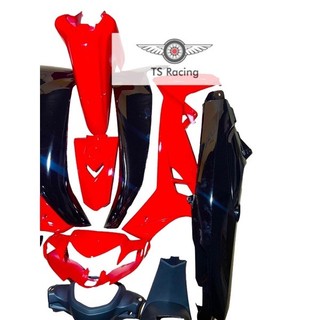 Dàn áo sirius 110 - sirius 50 - đỏ tươi đen - tặng team 3 lớp