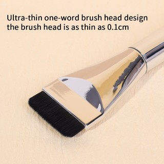 Bàn chải nền có rãnh siêu mỏng | Viền mỏng 0,1cm dùng cho ứng dụng mặt nạ & nền lỏng, Viền sợi có tay cầm tiện dụng, Dụng cụ trang điểm hàng ngày