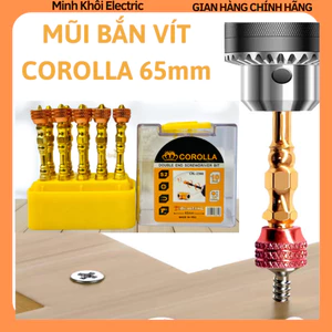 Mũi bắn vít Corolla 65mm,đầu bắt vít,mũi bắt vít,đầu vít nam châm,mũi bắn tôn,mũi vít,mũi khoan bắn vít,mũi khoan vít