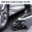 Bơm đạp chân xe đạp xe máy,bơm xe đạp xe máy Kirito Nhật Bản,bơm xe đạp chân 2 ống,bơm hơi đạp chân,bơm đa năng,bơm lốp