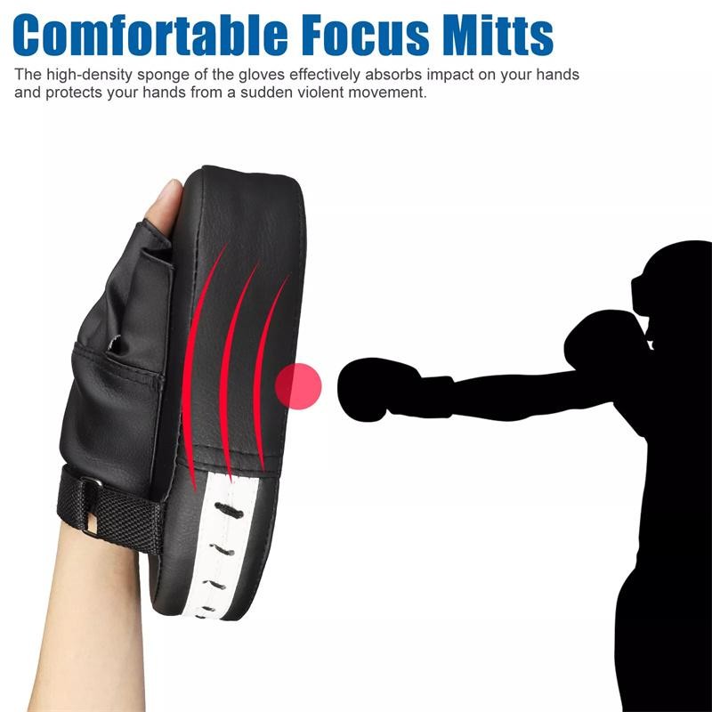 Tmoy 2 Cái / lốc Kick Găng Tay Đấm Bốc Miếng Lót Đấm Mục Tiêu Túi Nam MMA PU Karate Muay Thái Miễn Phí Chiến Đấu Sanda Huấn Luyện Người Lớn Trẻ Em Thiết Bị TCVN