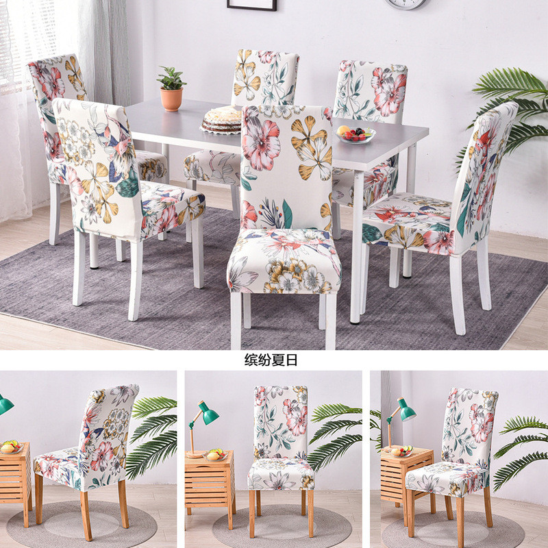 Co Giãn Phòng Ăn Bọc Ghế Họa Tiết Hoa Ghế Slipcover Co Giãn Dày Jacquard Nhà Bếp Vỏ Bọc Trượt Cho Ăn Nhà Bếp Khách Sạn Tiệc Cưới