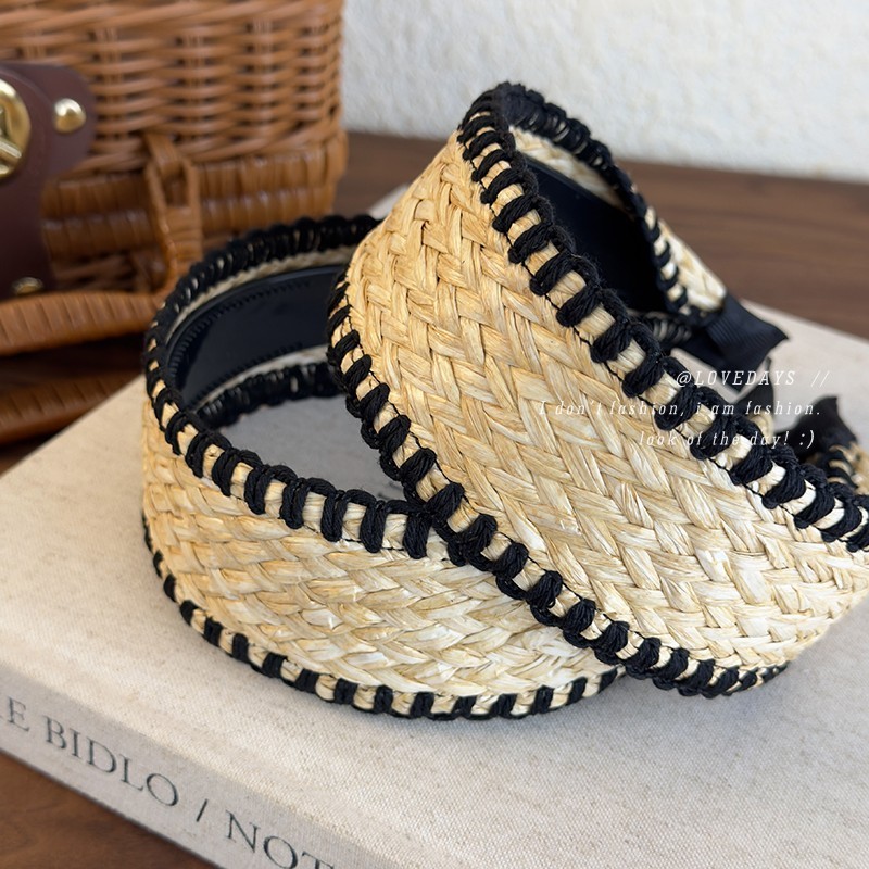 Băng đô Bohemian mặt rộng phong cách ngày lễ Phụ kiện tóc thời trang