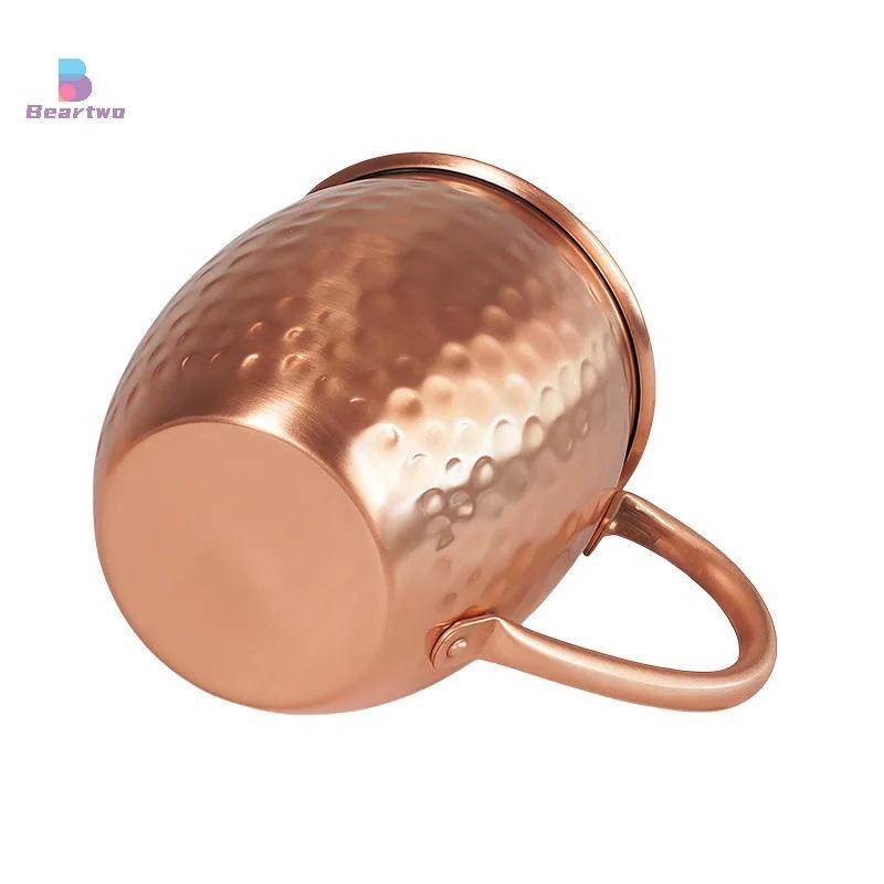< beartwo > 530ml Đồng Moscow Mule Cocktail Cốc Rượu Đồng Búa Bia Cốc Cà Phê Cốc Sữa Cốc Uống Cốc