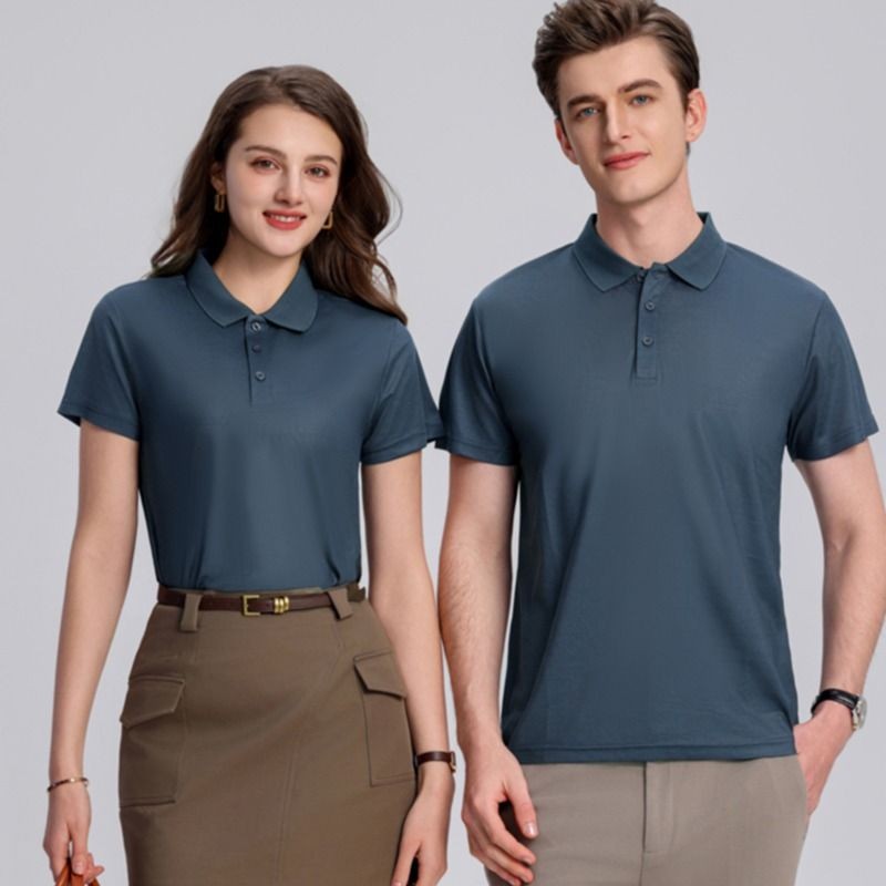VG áo polo nam công sở có ve áo màu trơn