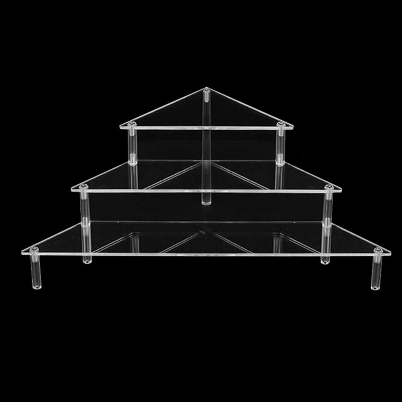 KIKIN Multi Tiers Acrylic Risers dành cho và sưu tập bánh cupcake Giá đỡ