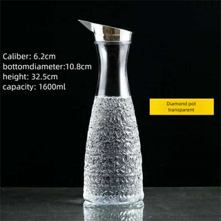 Acrylic PC Ấm Siêu Tốc Rượu Trong Suốt Họa Tiết Búa Đựng Rượu Chống Sốc Hộ Gia Đình Cói